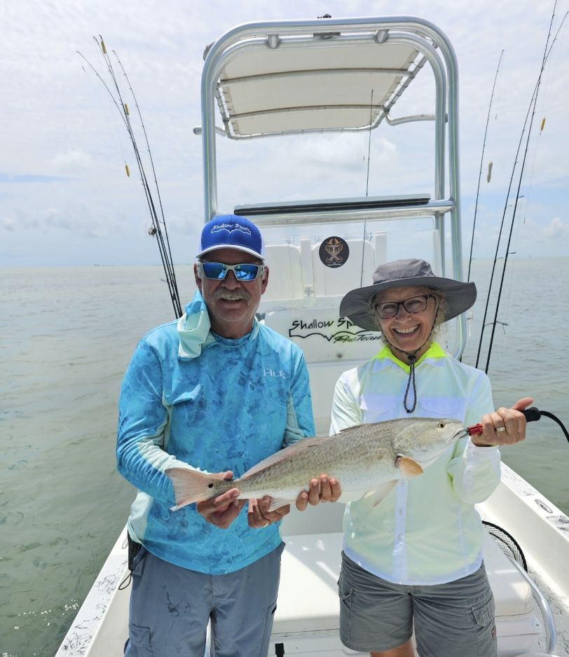 Redfish caught while fishing in TX