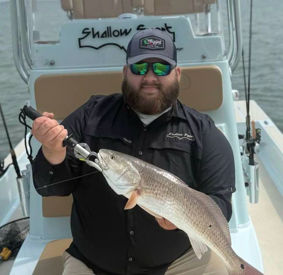 Redfish caught while fishing at South Padre Island