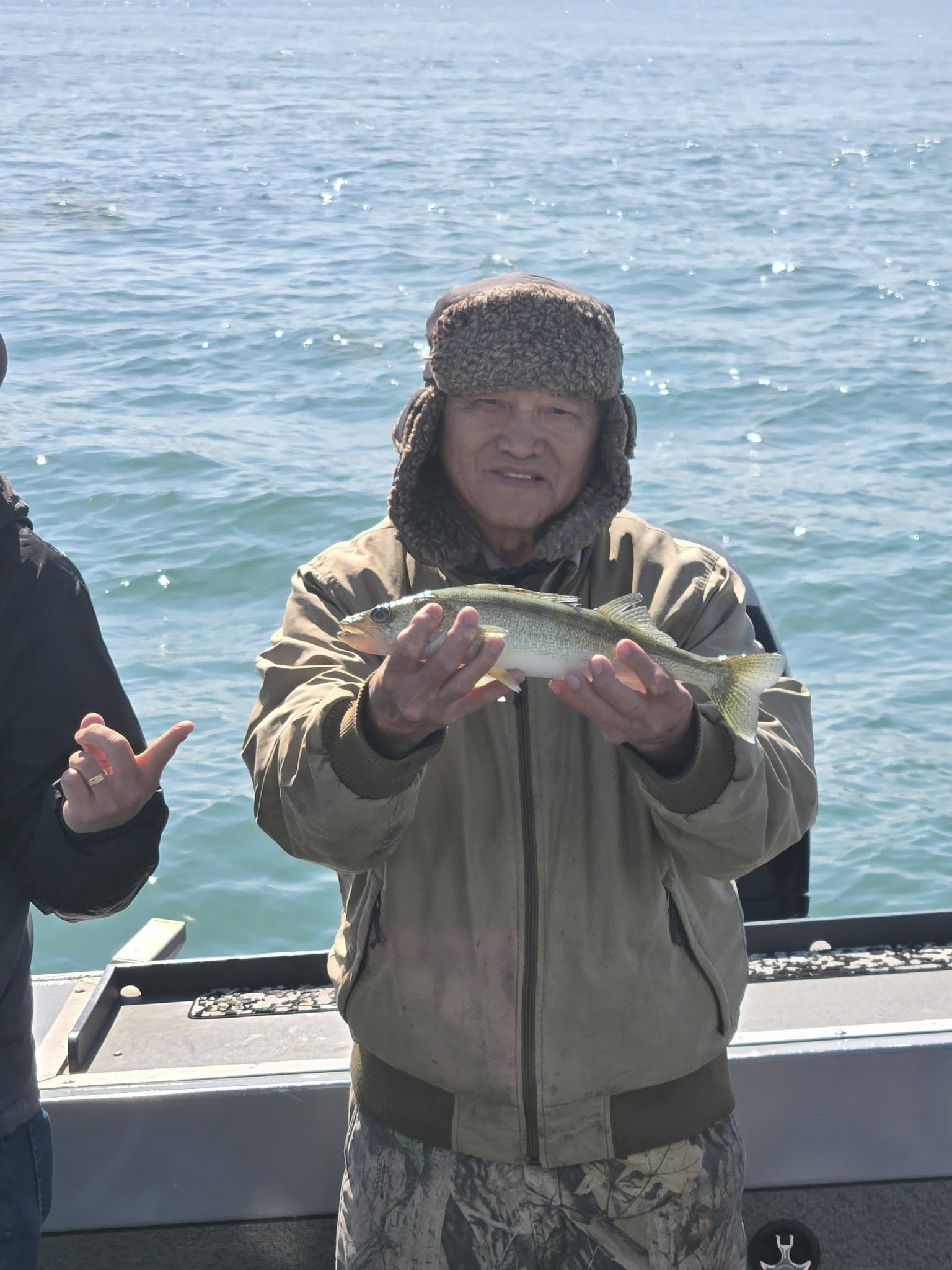 Walleye caught while fishing in Detroit MI