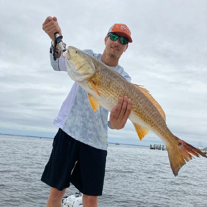 Angler with a 28-inch fish at Fort Walton Beach