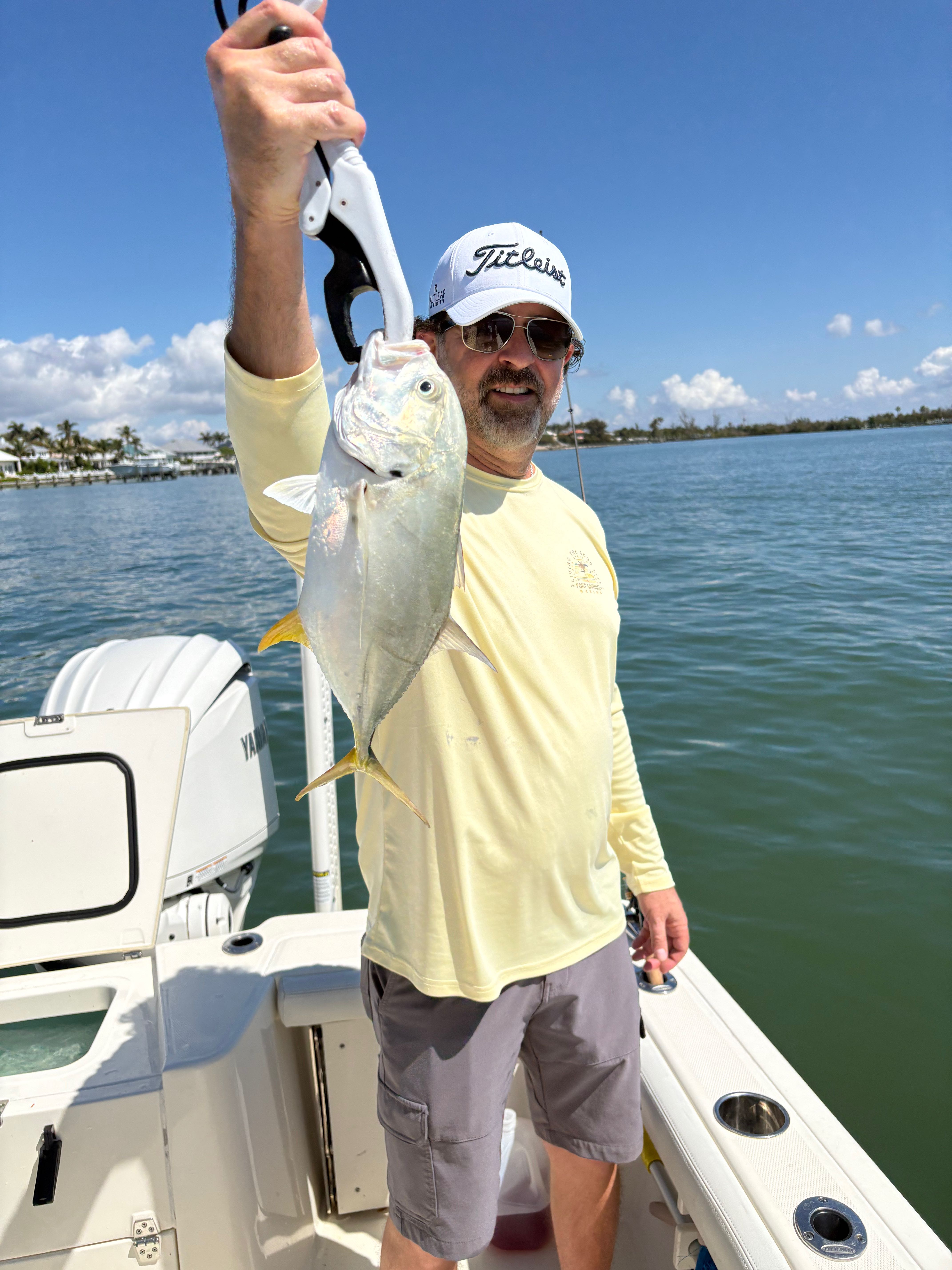 Crevalle jack caught during fishing charter in Punta Gorda FL