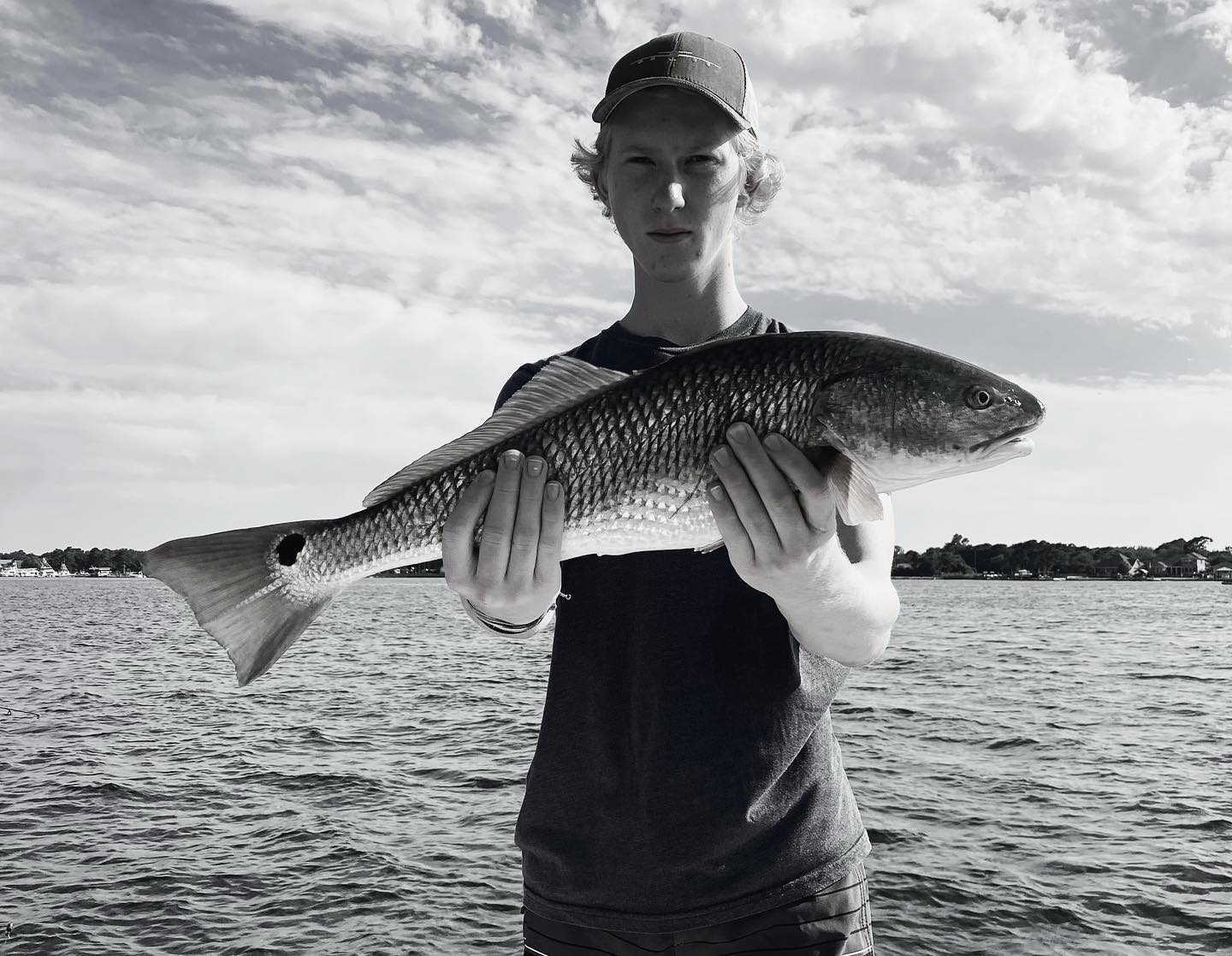 A 30-inch redfish caught by an angler in Niceville