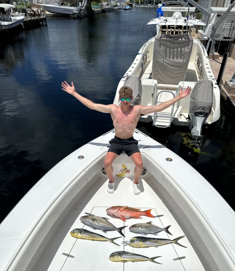 6 fish caught while fishing in Key Largo