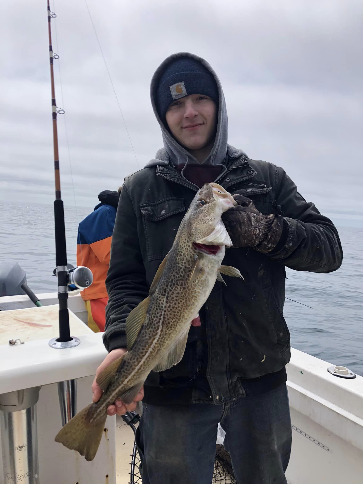 A pair of anglers fishing in Groton