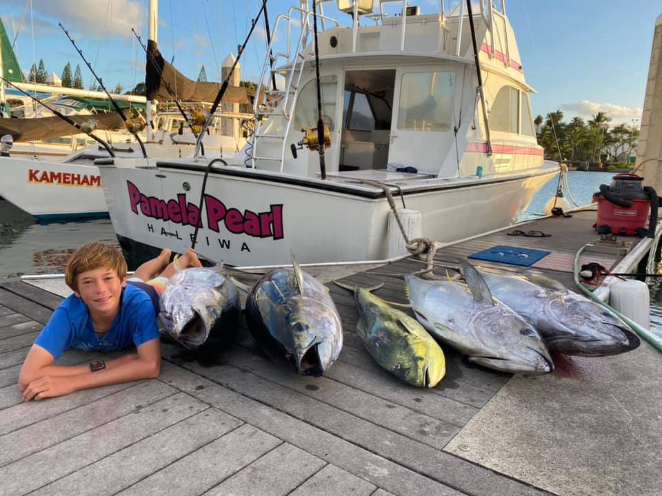 Two small fish caught in HI
