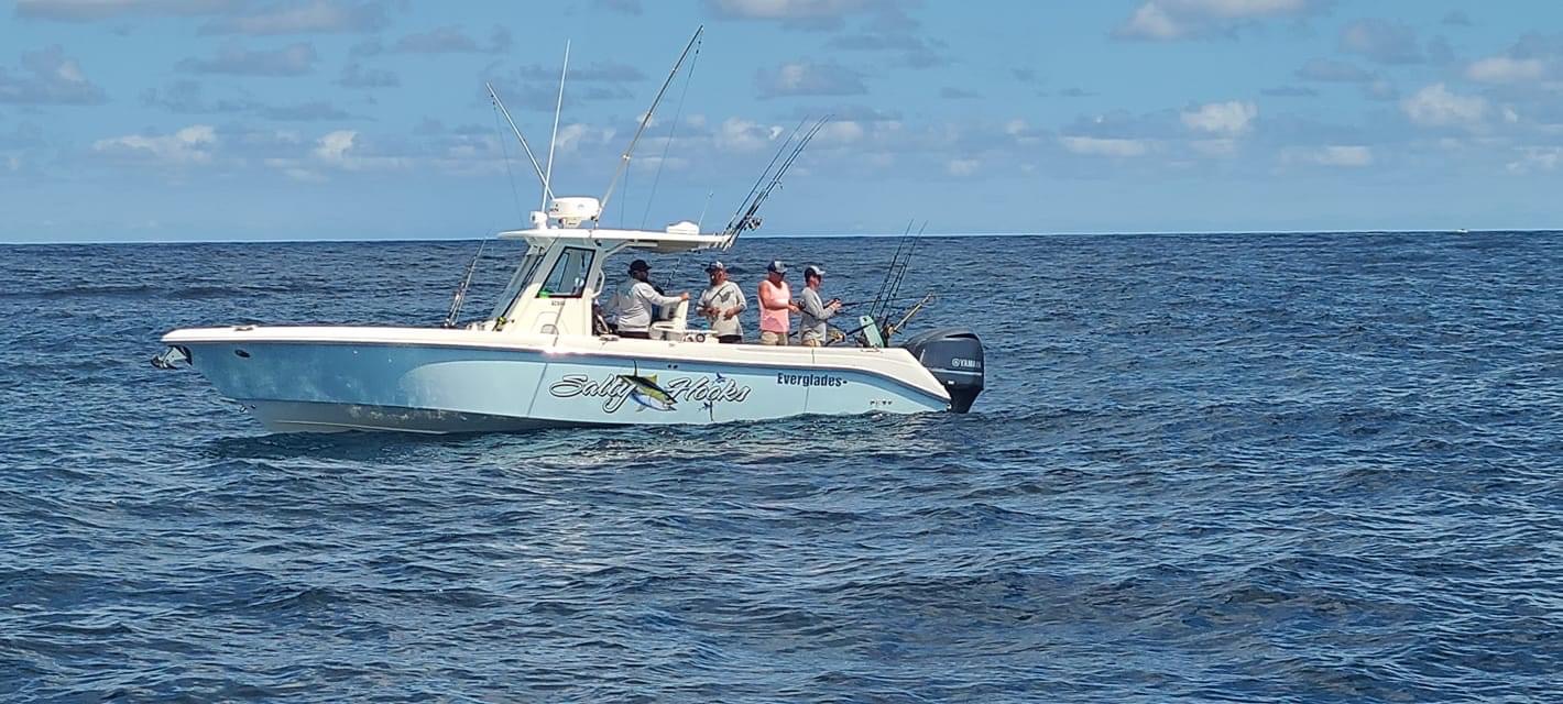 Two people fishing in Florida