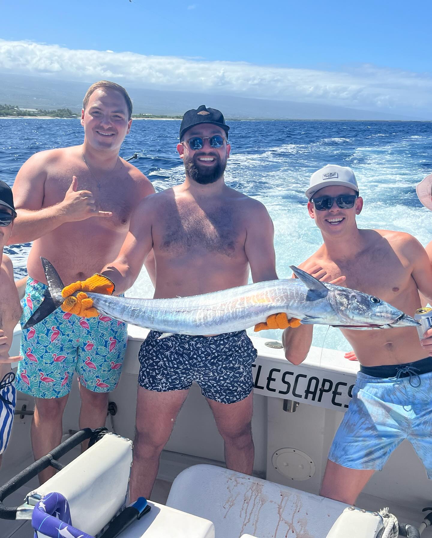 Burbot fish caught during fishing trip in Hawaii