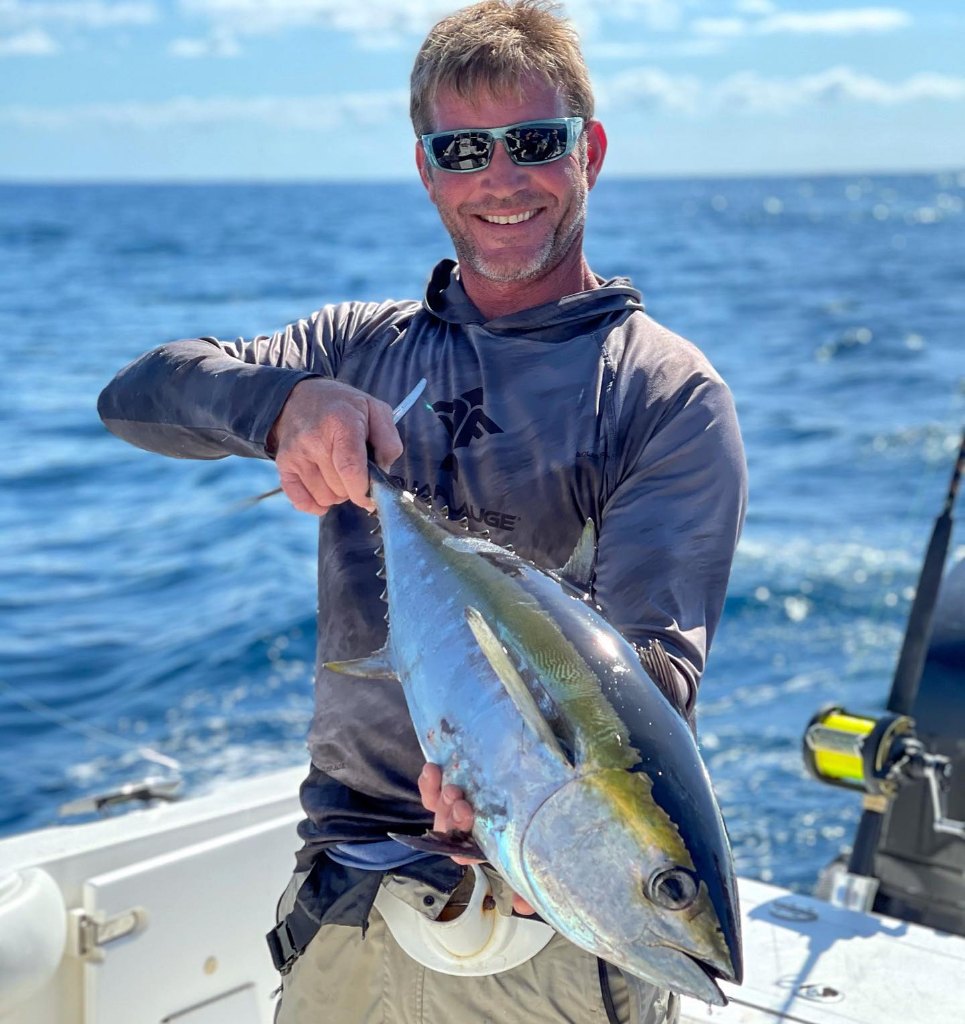 Fisherman enjoys fishing in Charleston