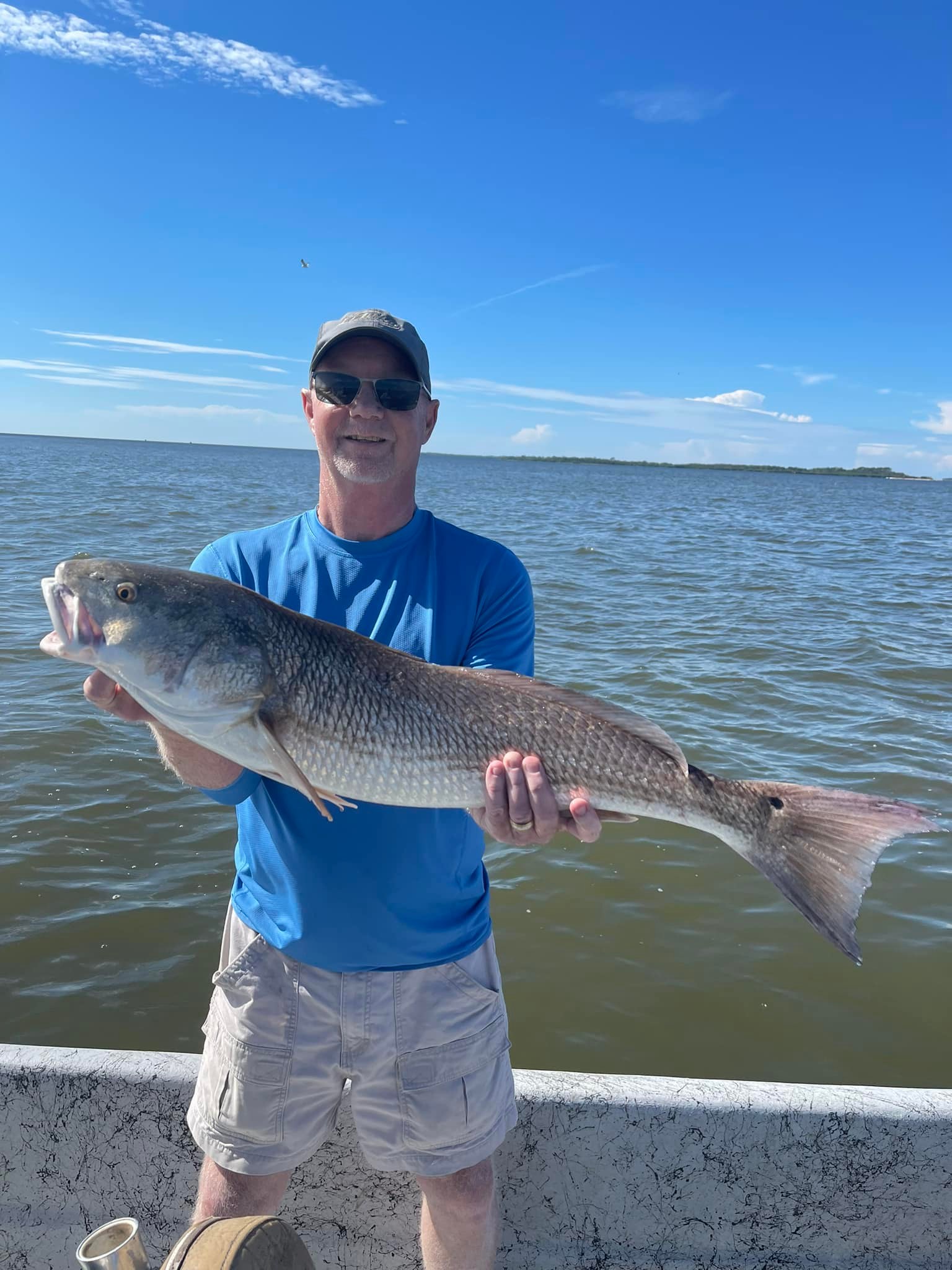 One angler fishing in Cedar Key