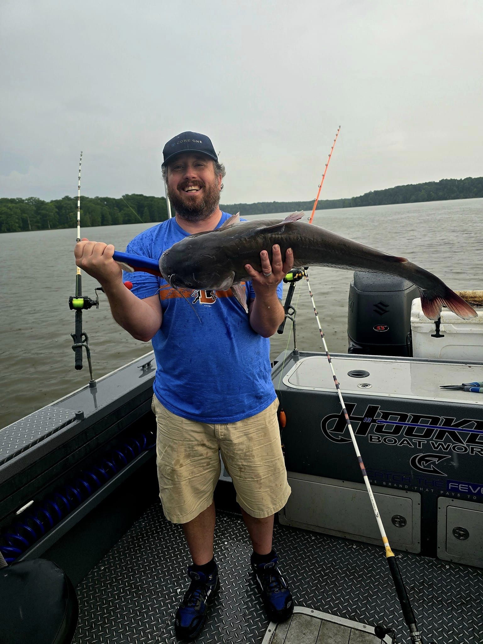 Angler holding a 27-inch fish in VA