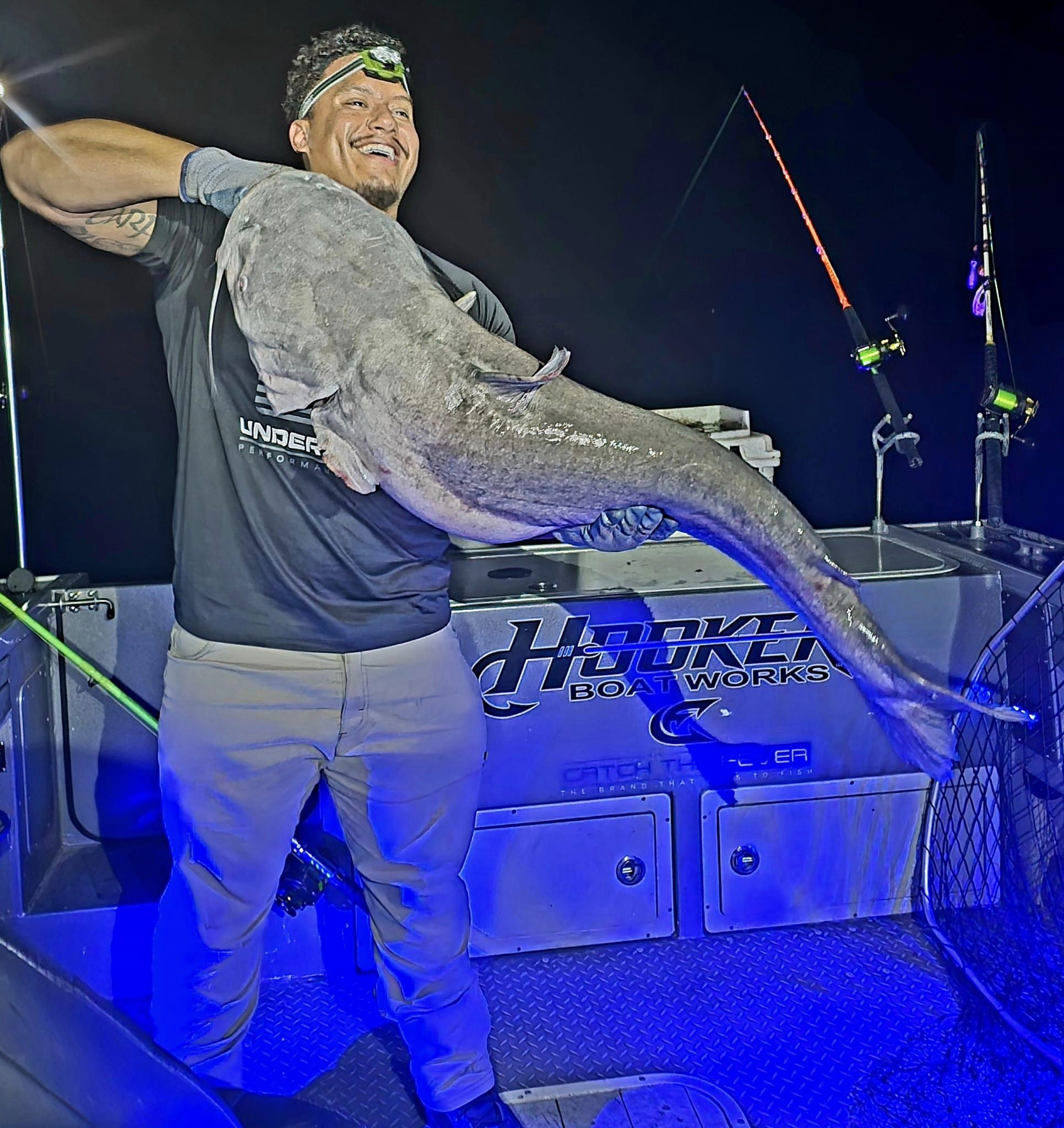 A single angler fishing in VA