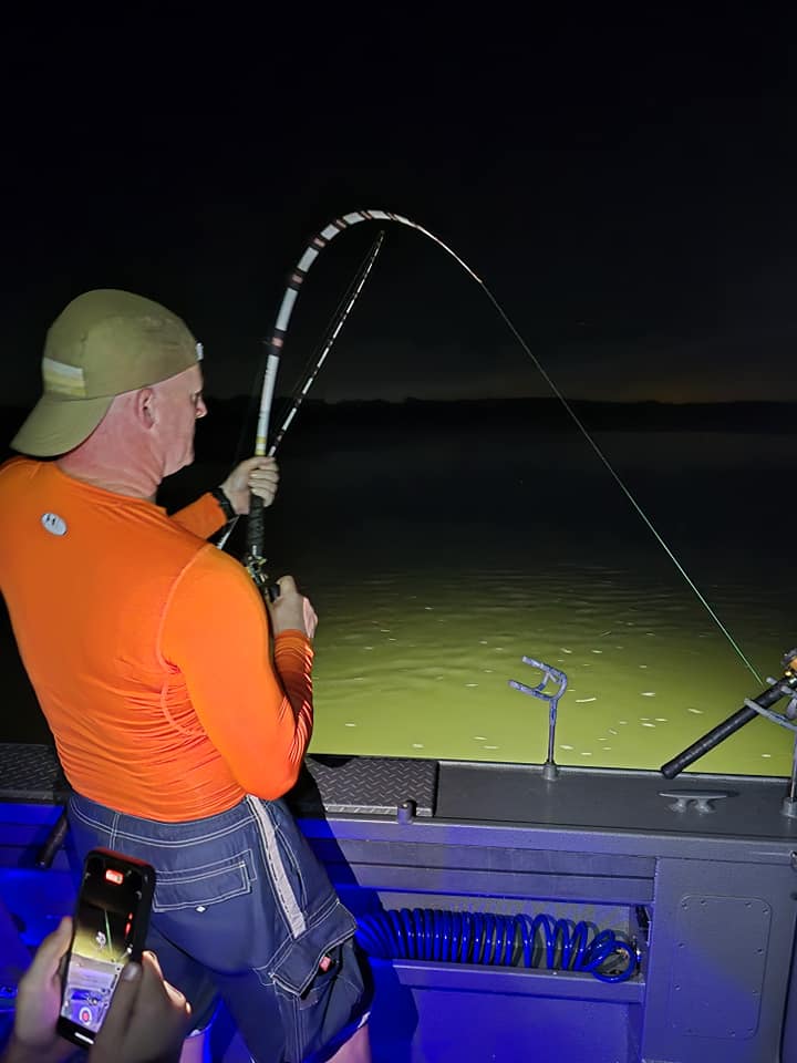 Angler fishing in Virginia