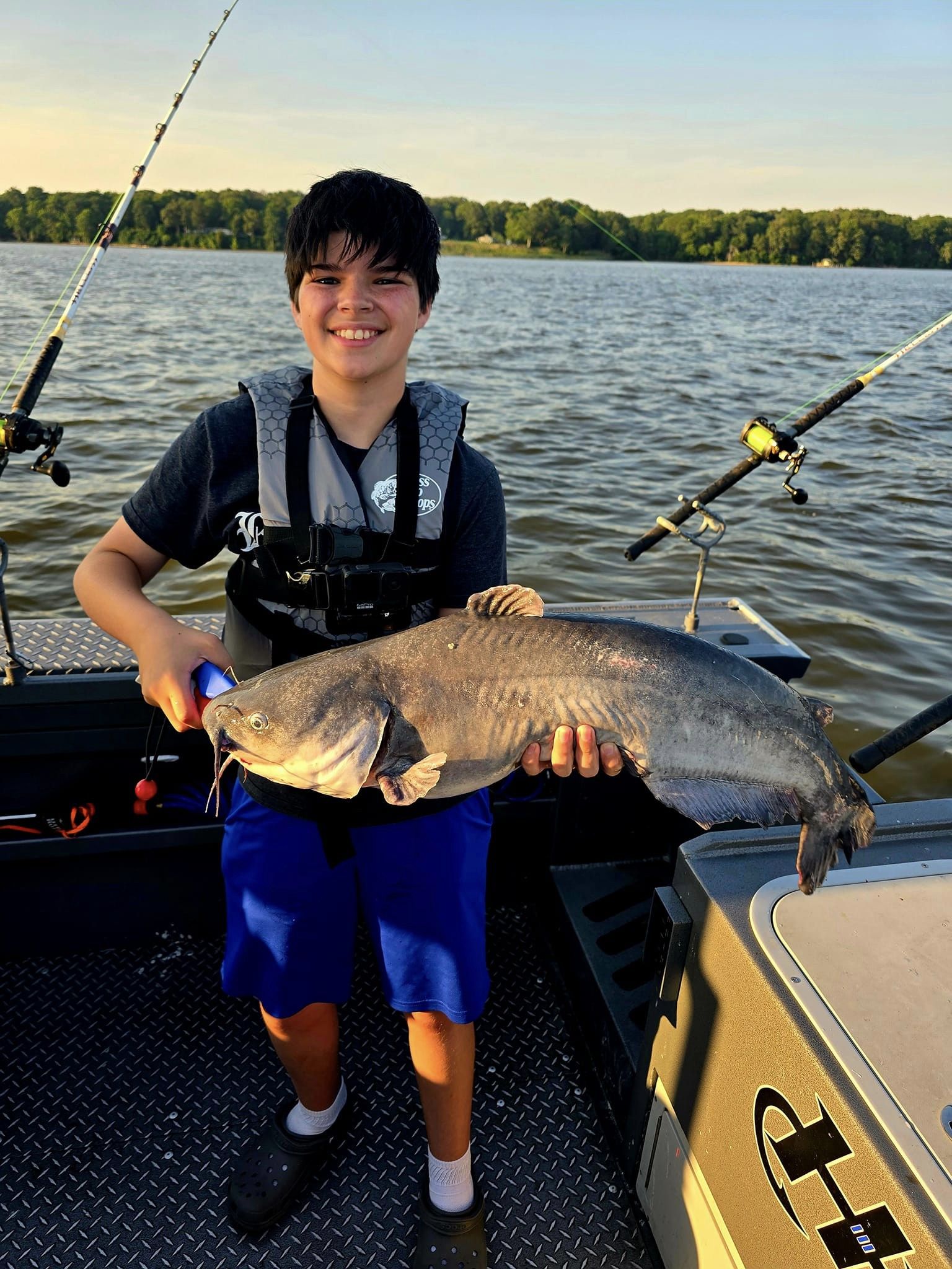 Fishing in Hopewell with a big 24-inch fish