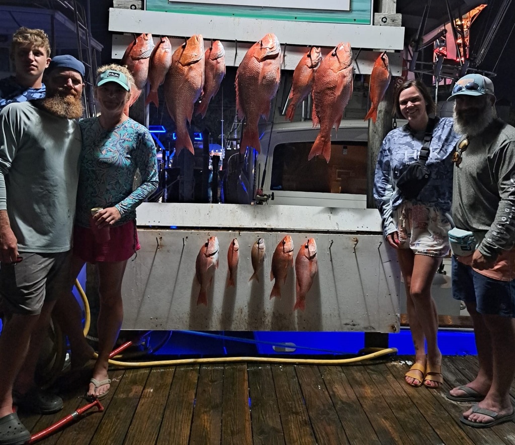 Seven fish caught in Destin