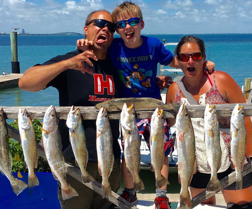 Trio of spotted weakfish caught in TX
