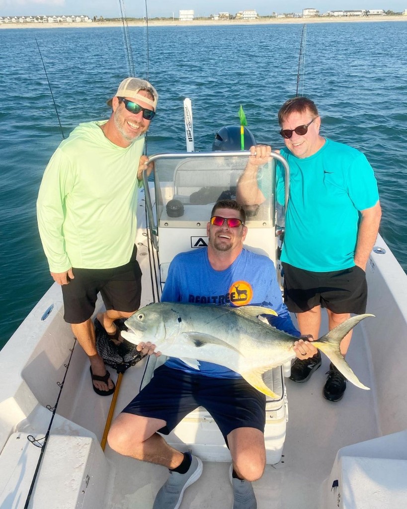 Crevalle Jack fish caught in St. Augustine
