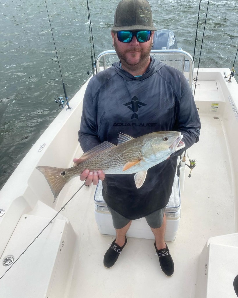 Redfish caught in St. Augustine, Florida