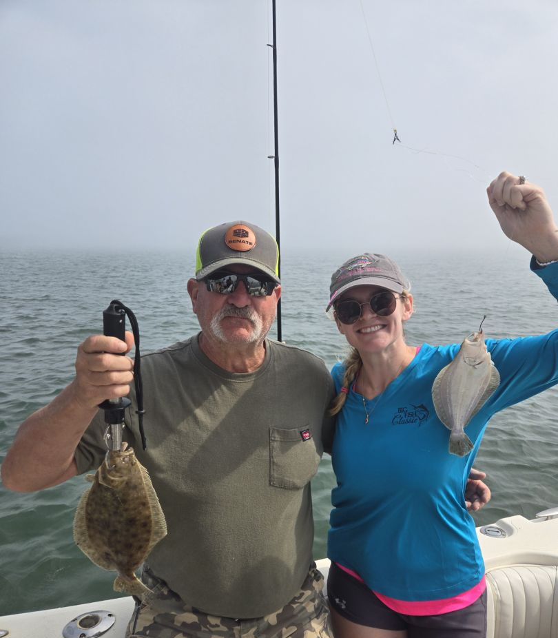Two anglers fishing in Maryland