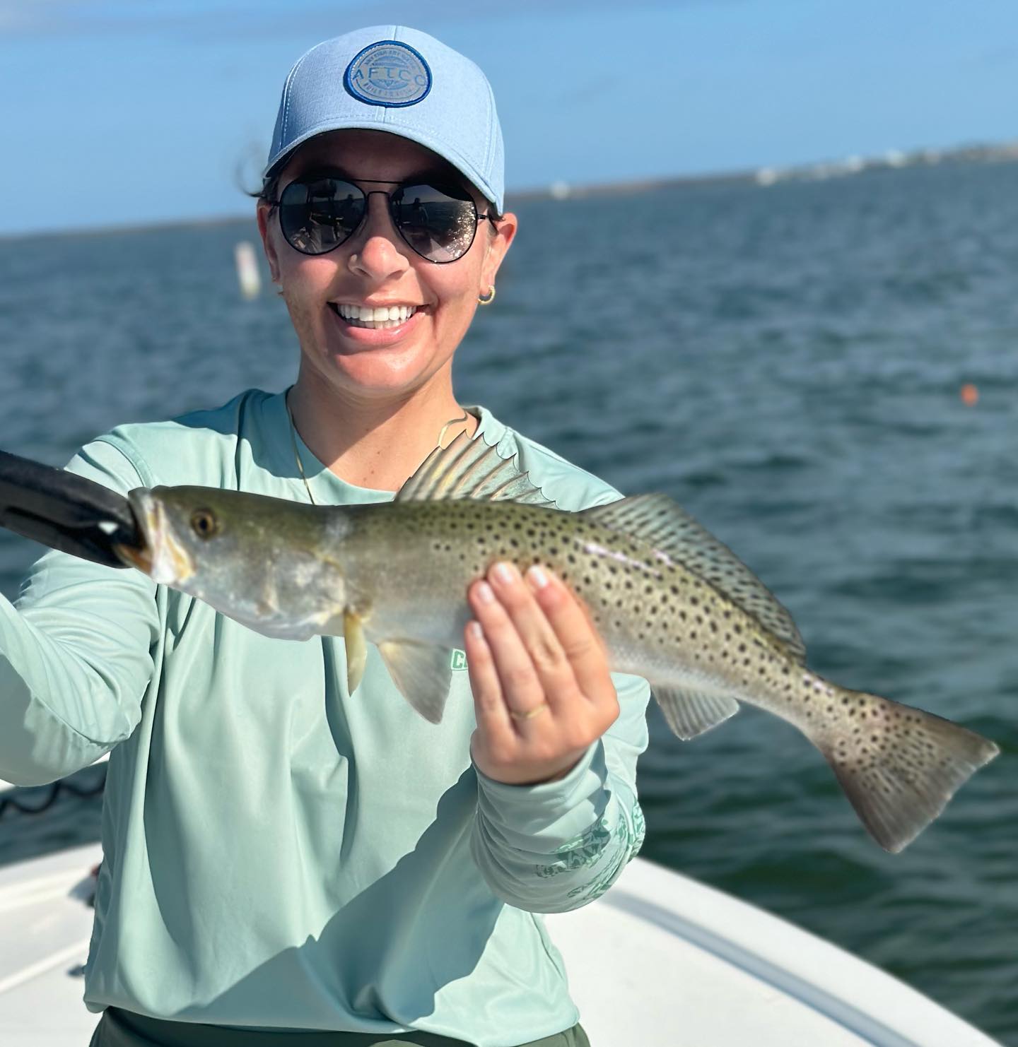 Spotted Weakfish, 17-inch fish caught by angler in Murrells Inlet