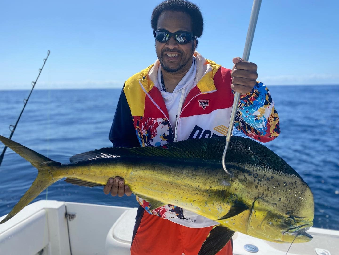 Angler fishing at Mount Pleasant