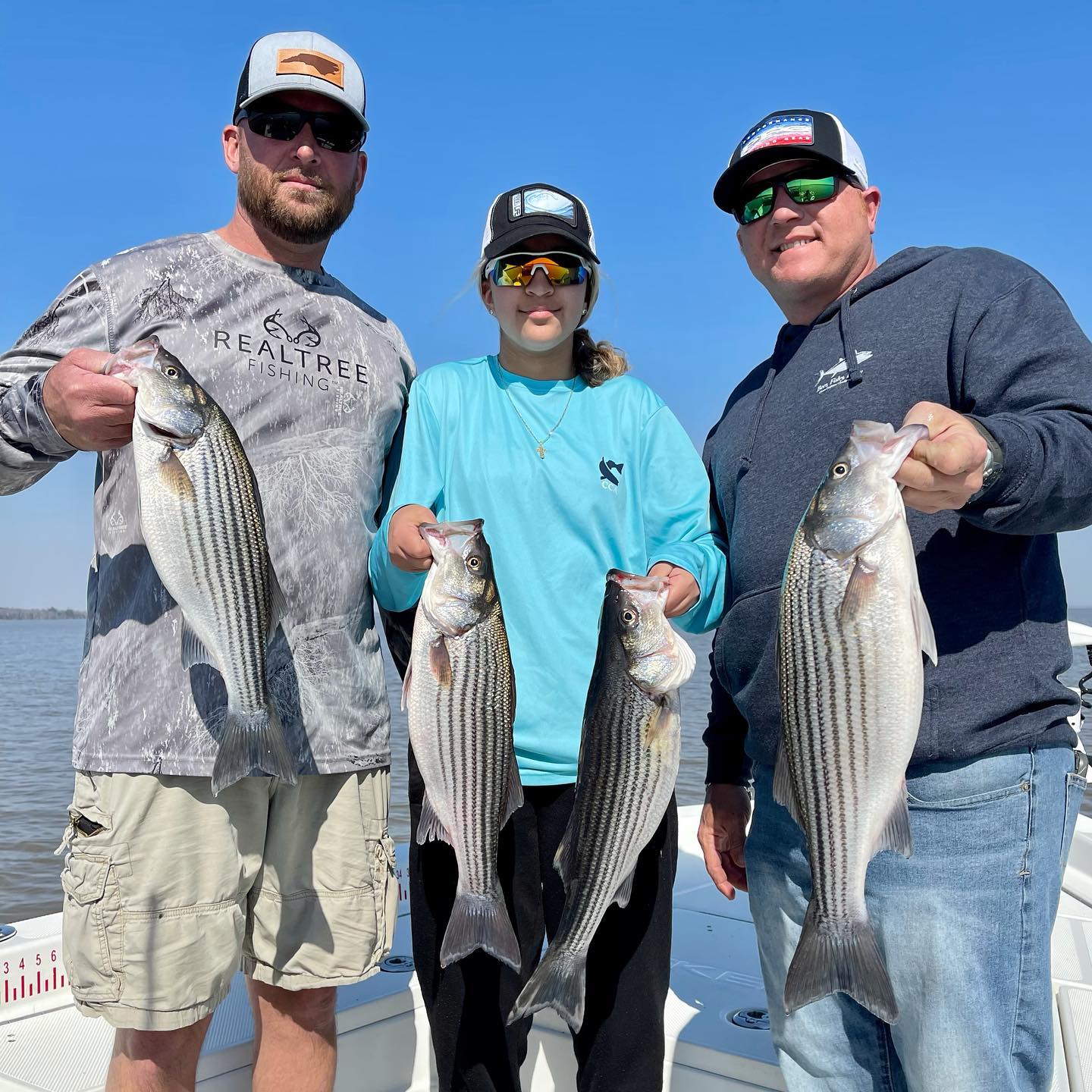 Four striped bass caught in NC