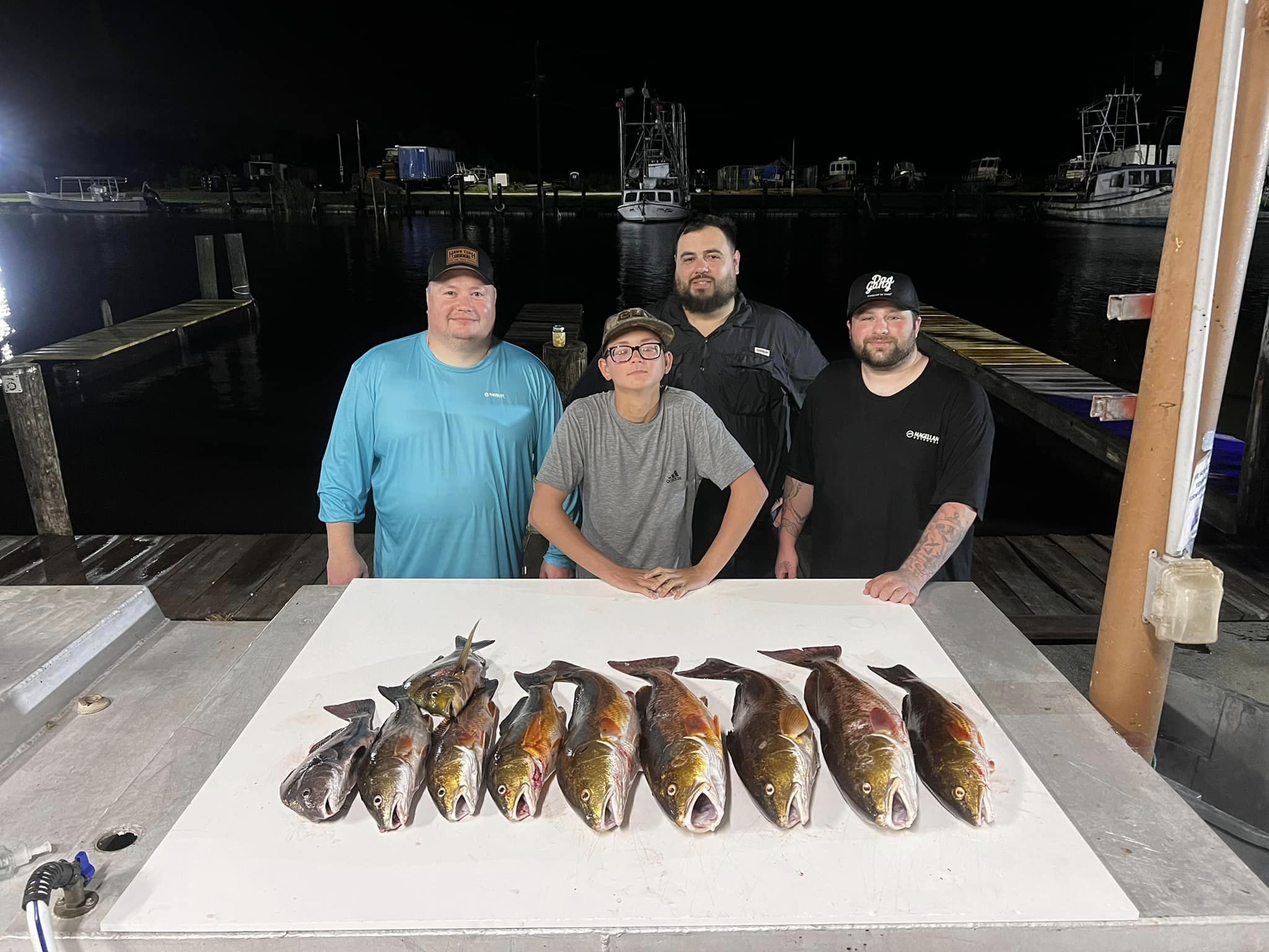 A great fishing trip with 5 fish caught in LA