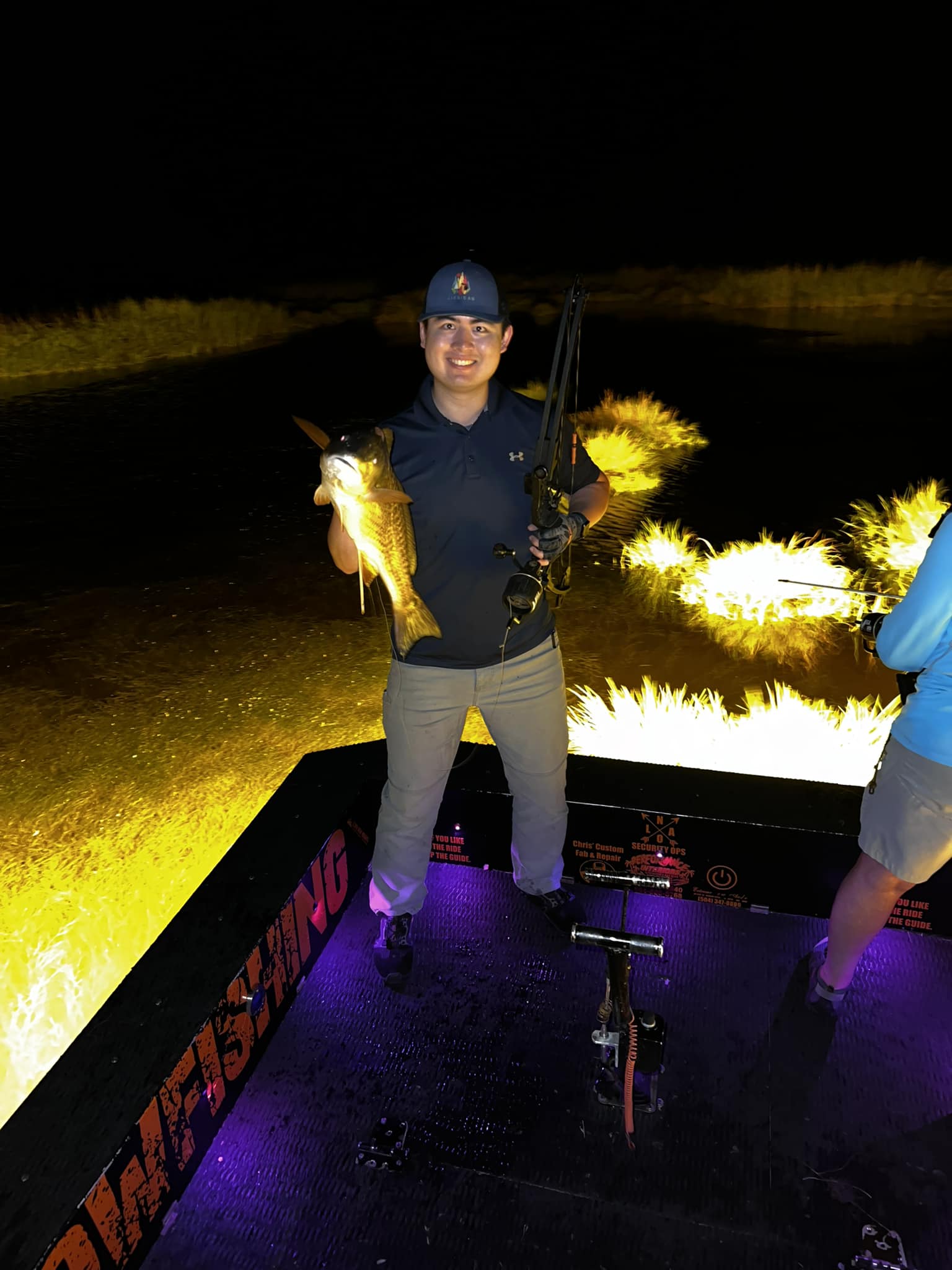 1 person fishing in LA