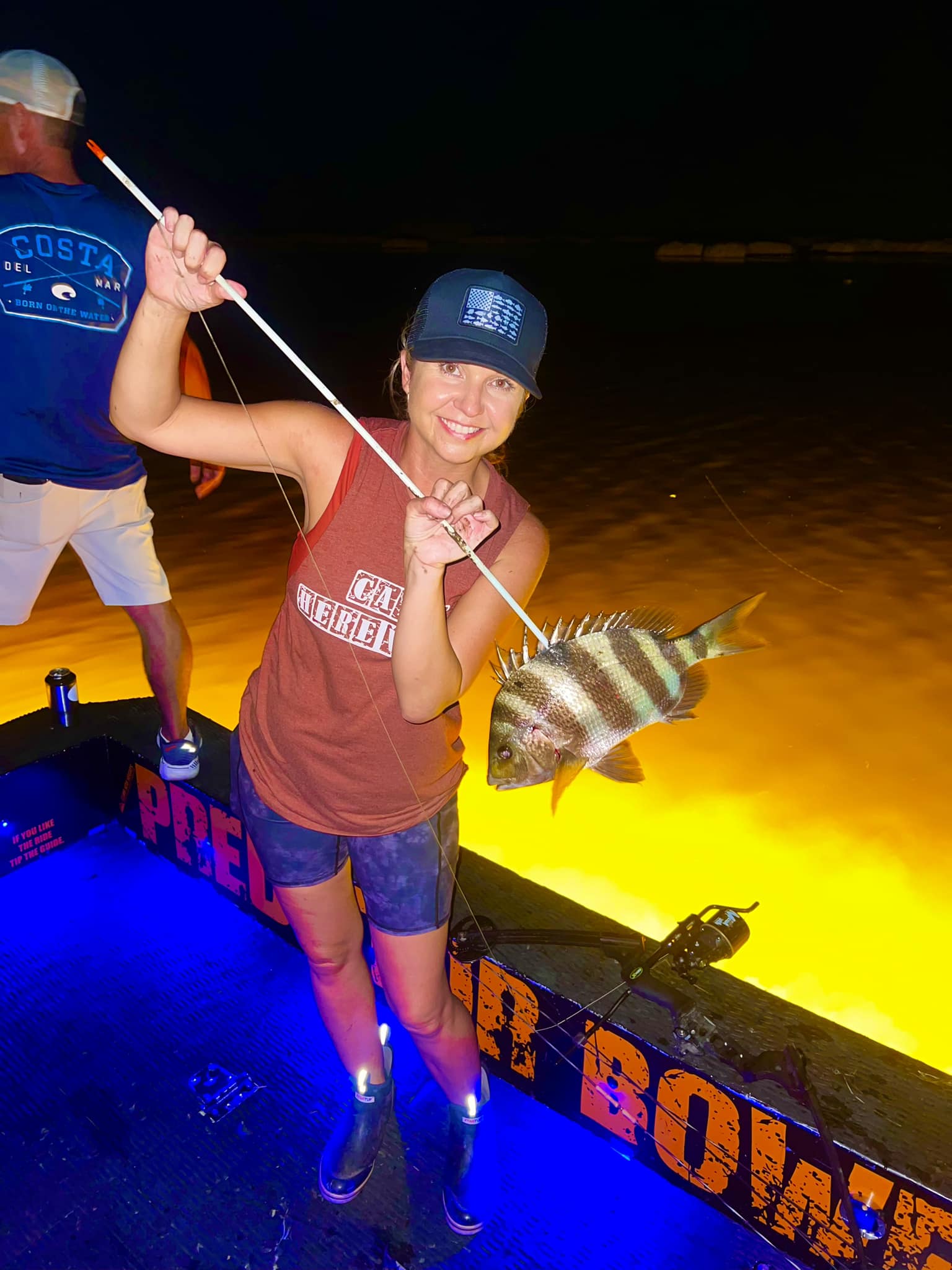 Sheepshead fish caught in Lafitte