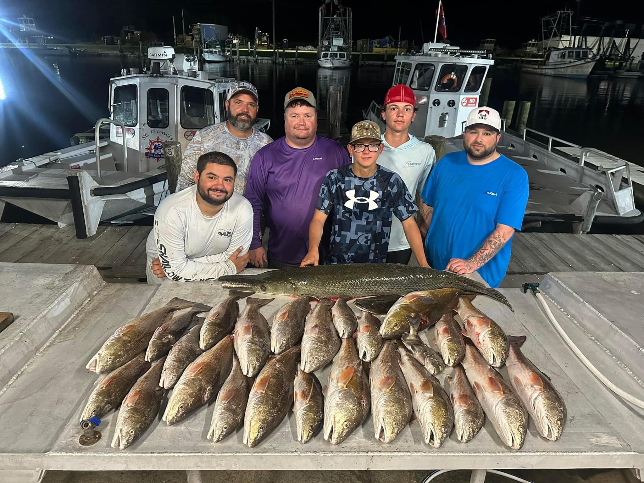 9 Wahoo fish caught in Lafitte