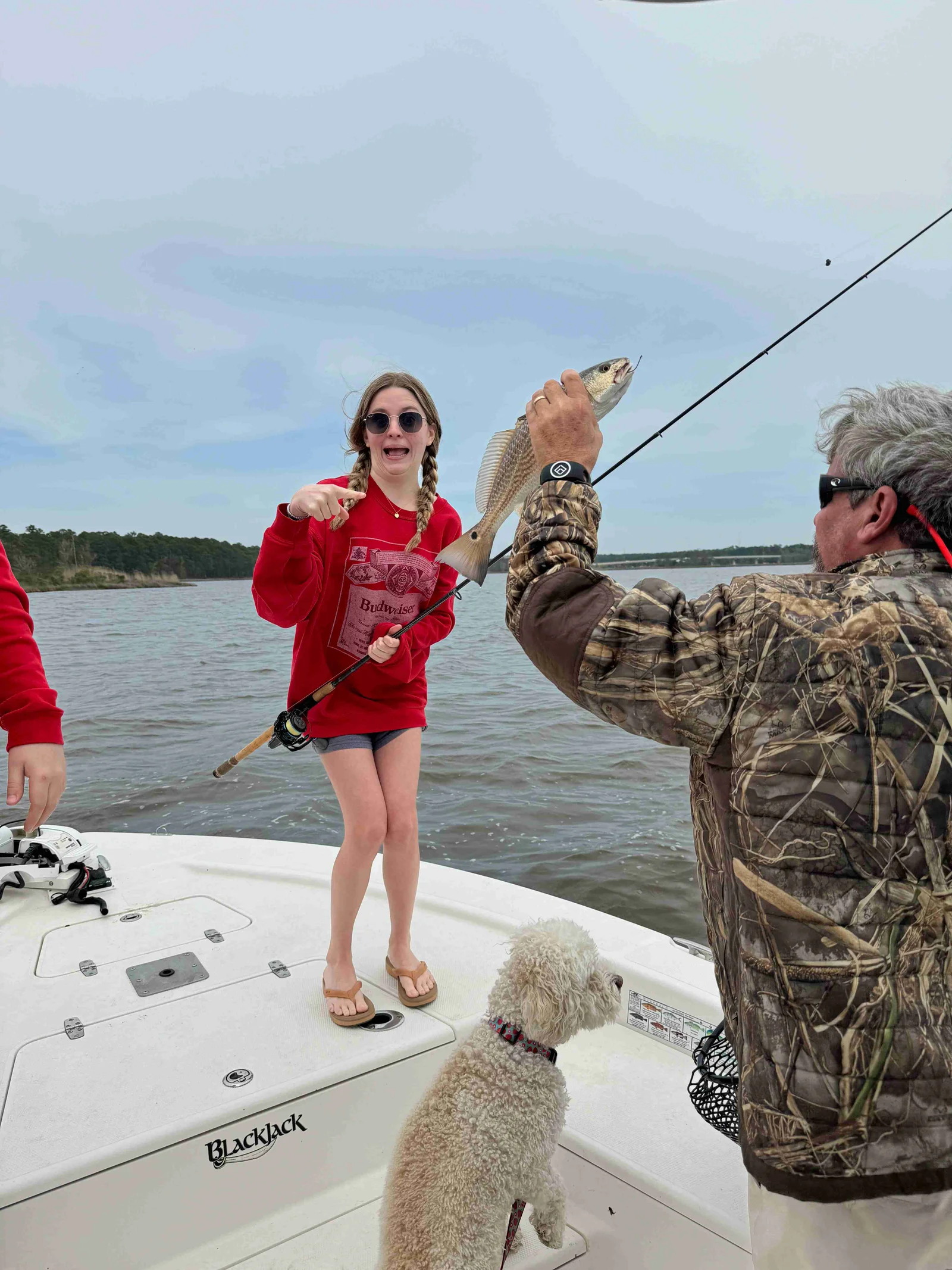 Two people fishing in Alabama