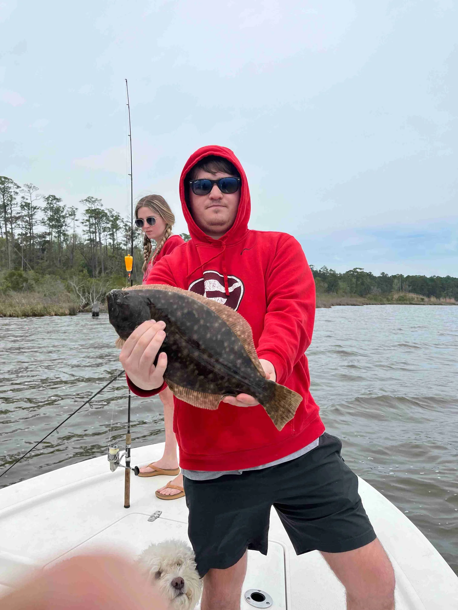 Southern Flounder caught during cruises, fishing, and tours in Fairhope