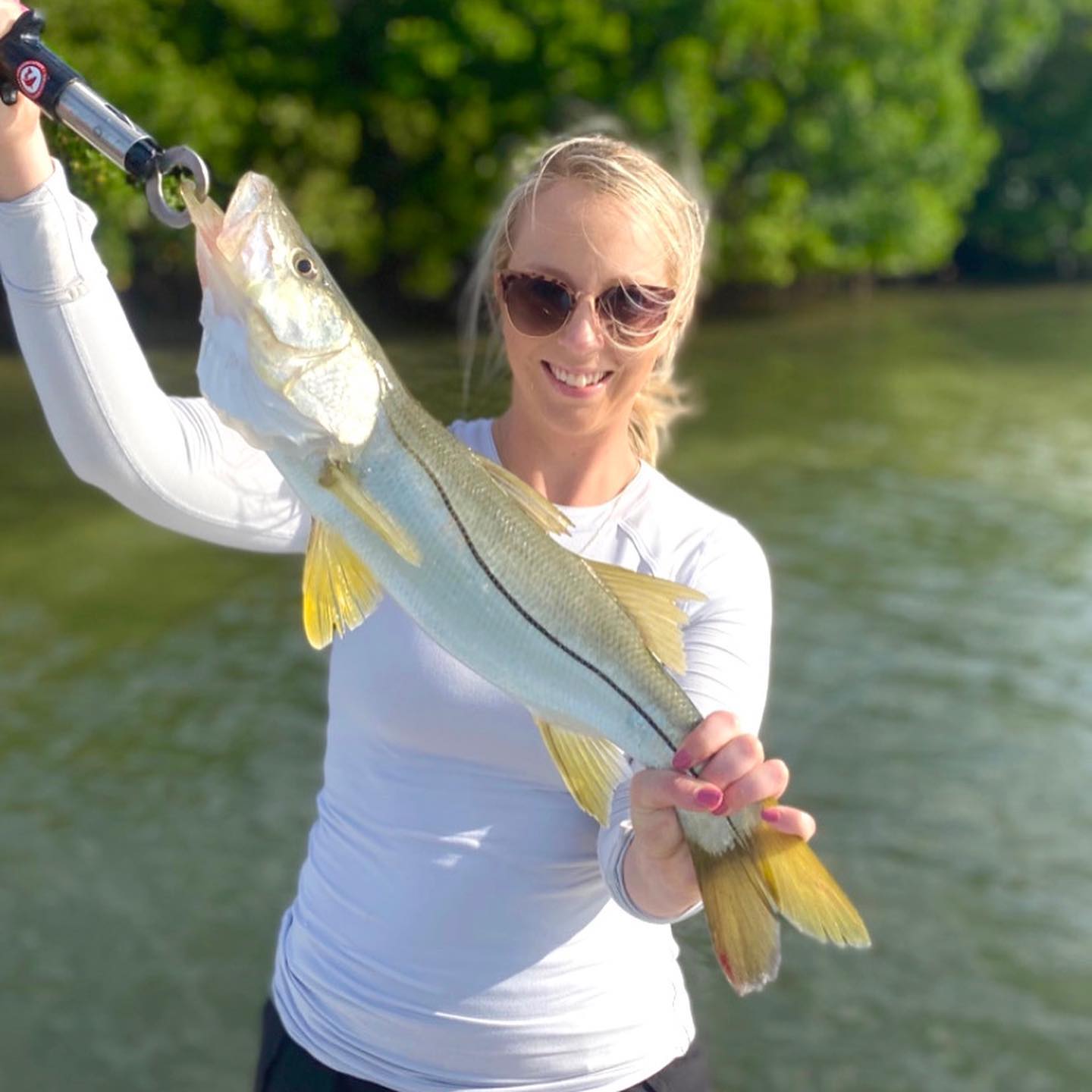 Fishing in Florida with a single catch
