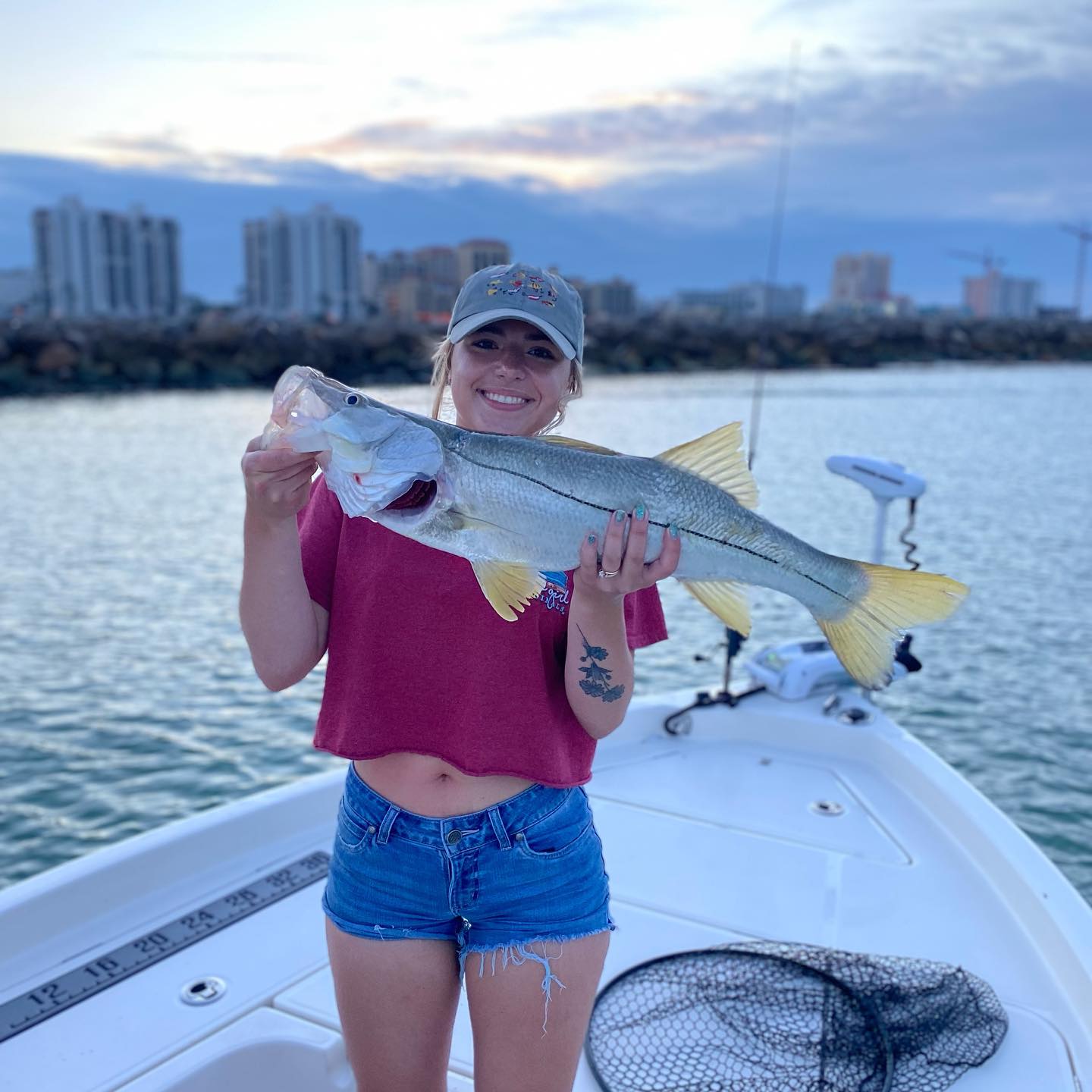 Snook fish caught in Clearwater