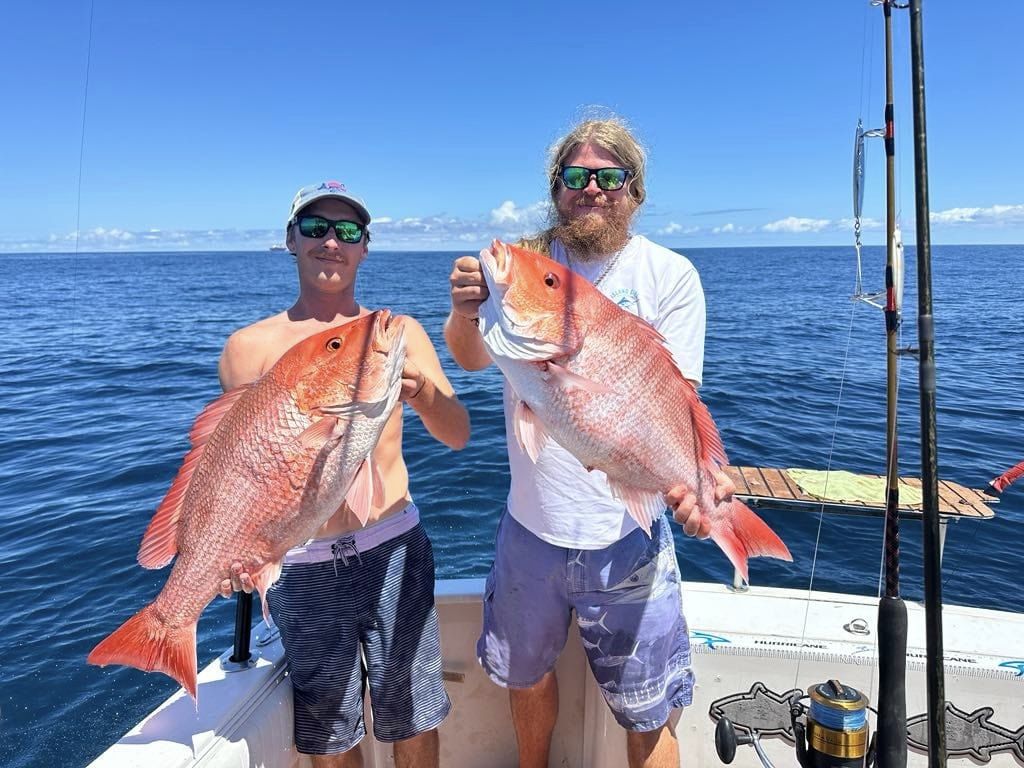 2 people fishing in Beaufort
