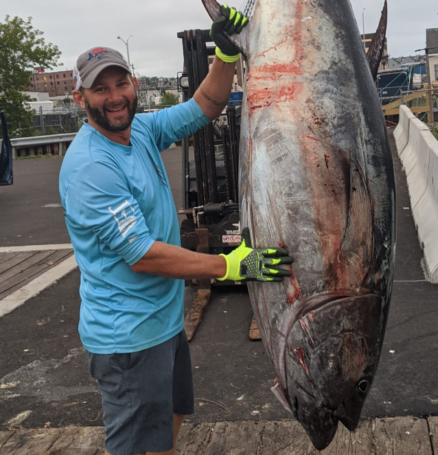 Fishing in Beaufort with a big fish
