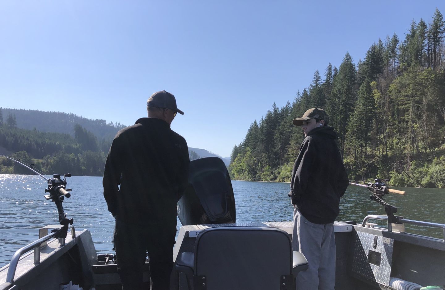 Trout fishing charter on Oregon lakes - Promontory, Timothy, Clear Lake guided trips