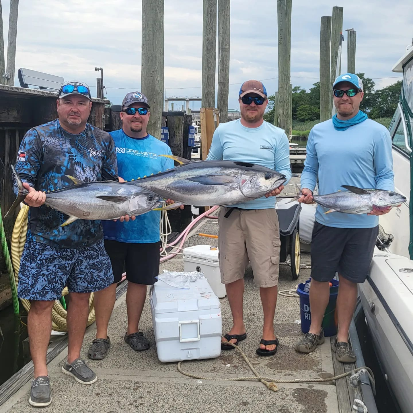 Three big yellowfin tuna caught in NJ