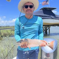 Angler enjoying fishing in Mount Pleasant