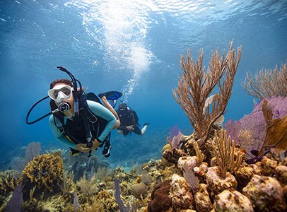 PADI Open Water scuba diving certification course in West Palm Beach underwater training