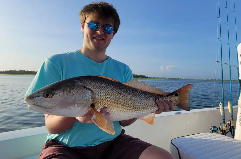 Redfish caught at Hampstead