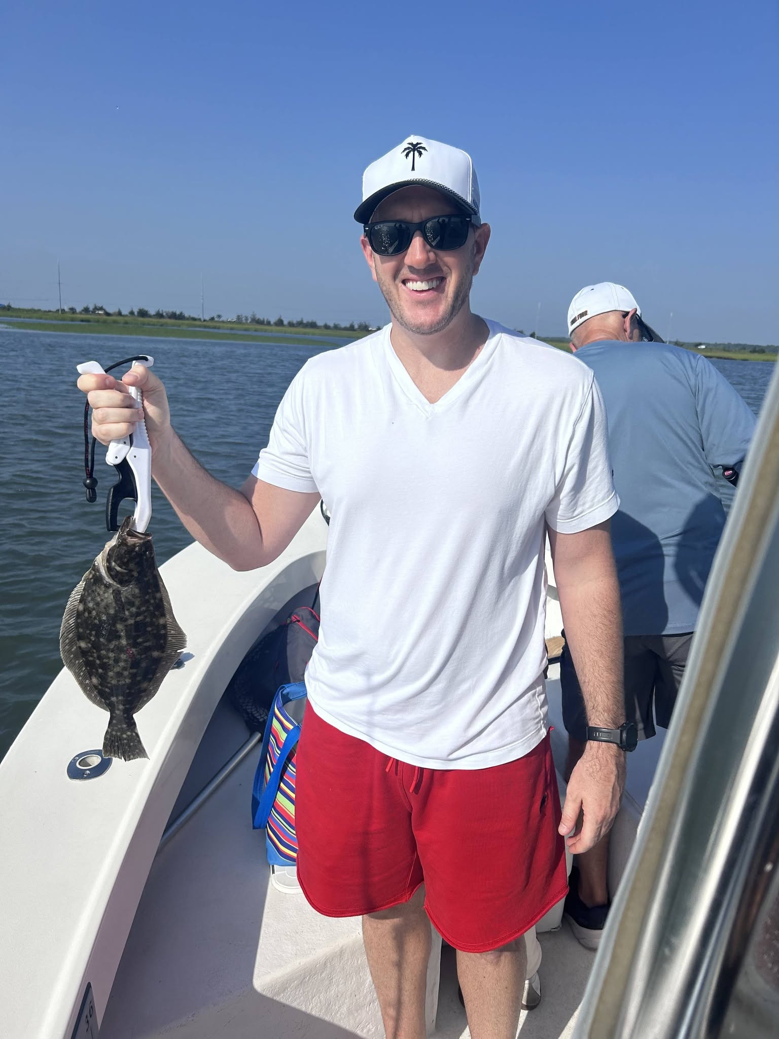 Southern flounder caught fishing in Avalon NJ waters