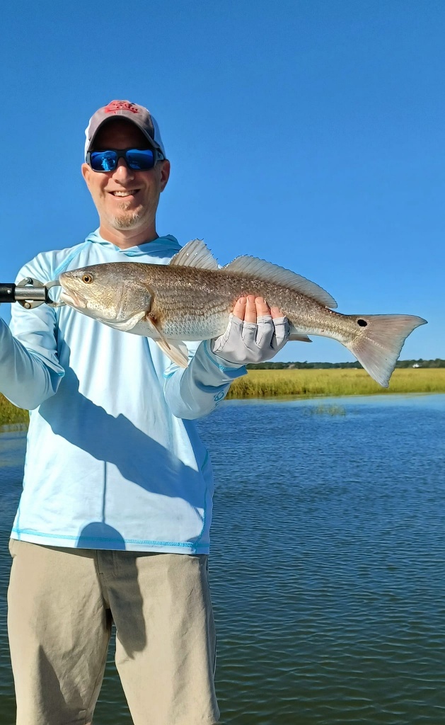 Redfish caught in Charleston