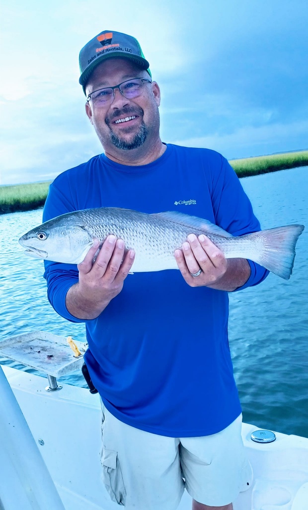Redfish caught in Charleston
