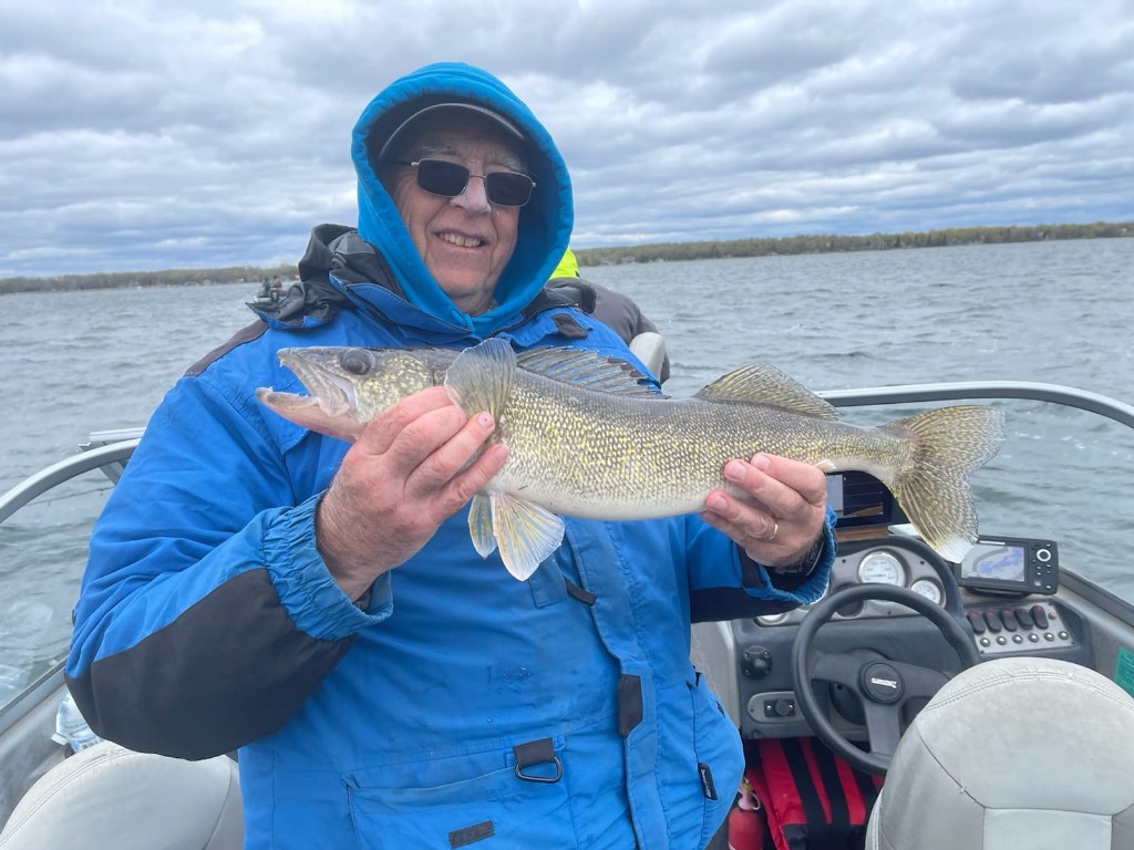 Walleye fish caught in Charleston