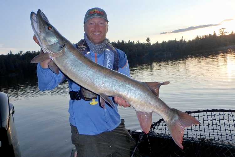 Angler with a big fish in Minnesota