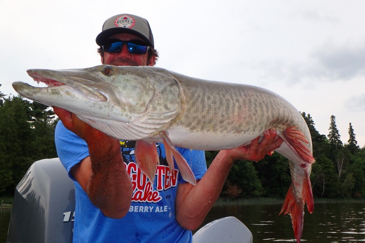 Successful angler with a big 24-inch catch in Minnesota