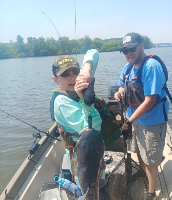 Two people fishing in Phoenix