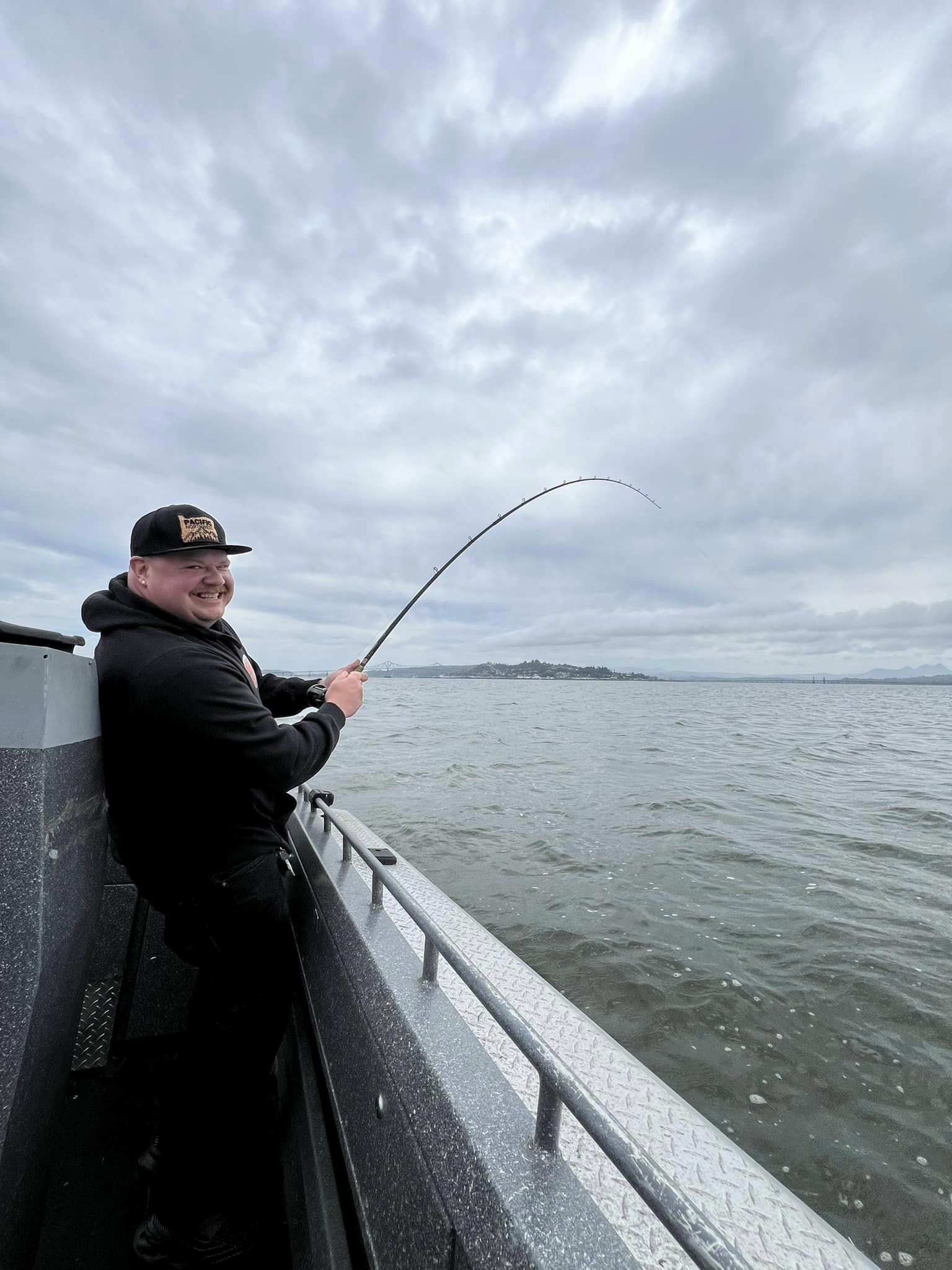 Person fishing in OR