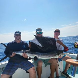 Three anglers fishing in Key West