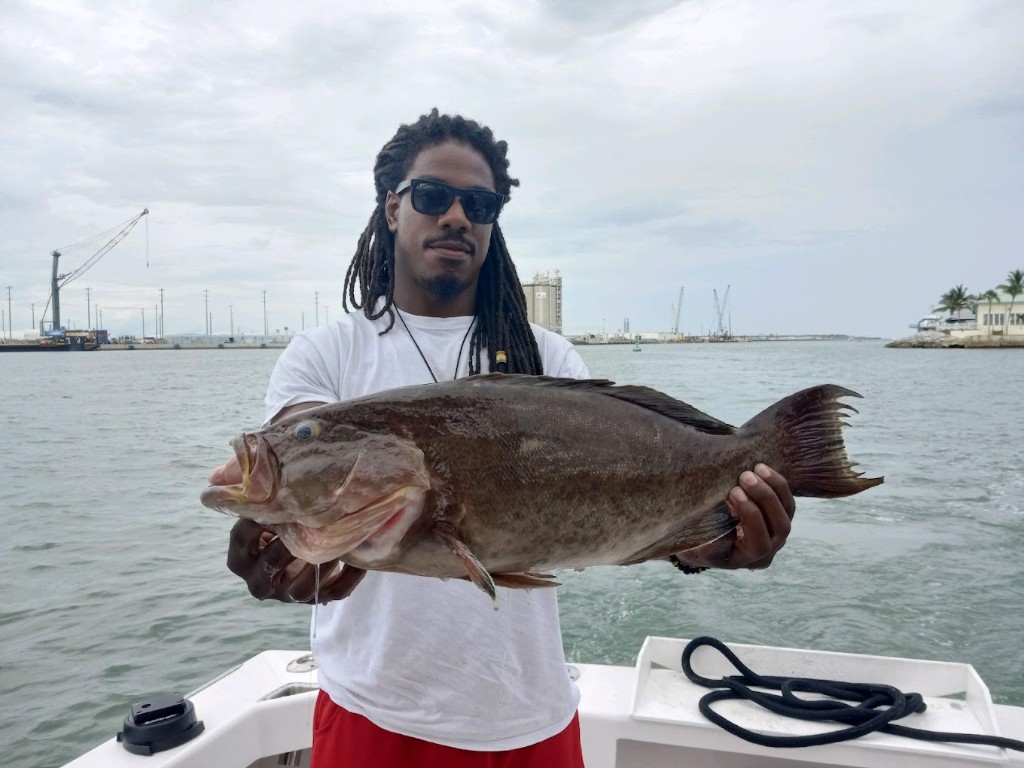Angler with big catch in Cape Canaveral